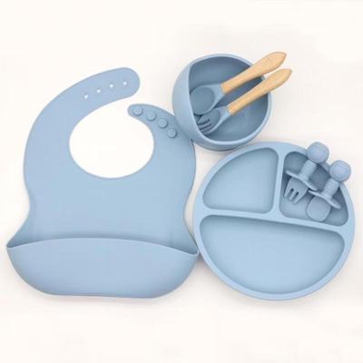 Silikon-Saug-Baby-Fütterset