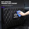 Car Anti-Kick Mats Auto Seat Back Protector Cover Anti Kick Pad For Nissan Nismo Tiida Teana Skyline Juke X-trail Almera Qashqai