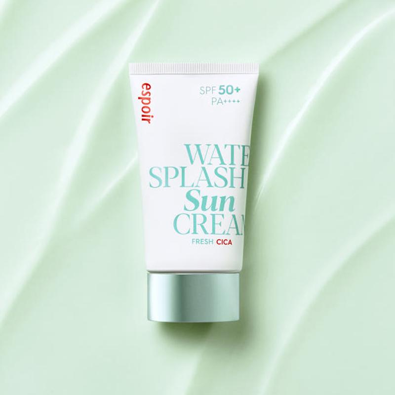 Espoir Water Splash Sun Cream Fresh Cica SPF 50+ PA++++ 60ml