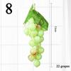 Party Mini Plastic Decorative Wedding Home Decor Artificial Fruit Grapes Simulation