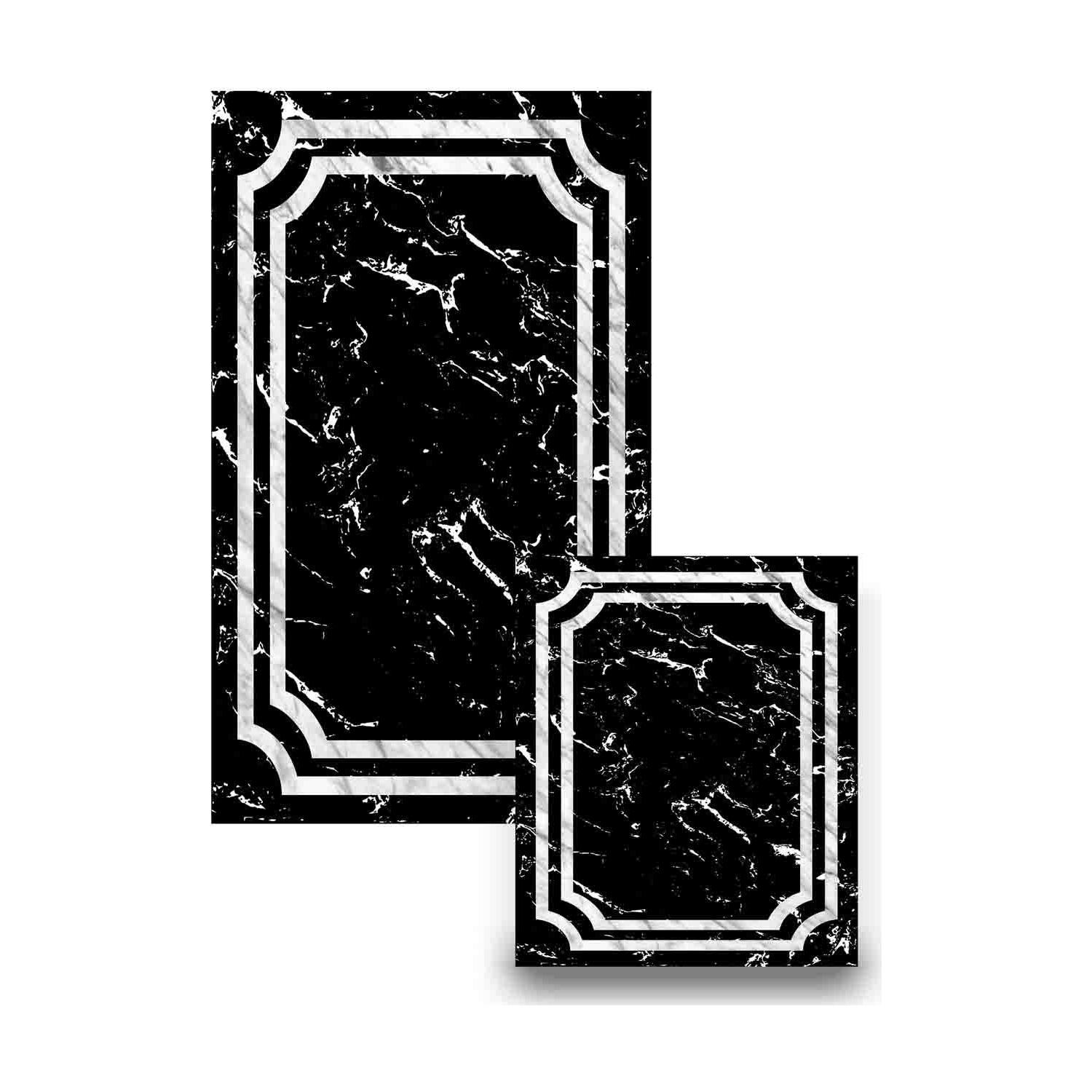 

2-х угольный коврик для ванной с губкой