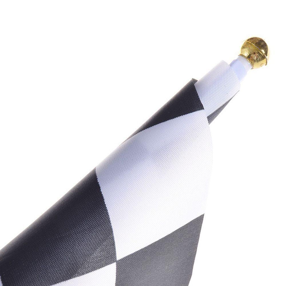 Cheer Race Flag Racing Party Check Flag Racing Polyester Flags Racer Checkered Flags Waving Flags