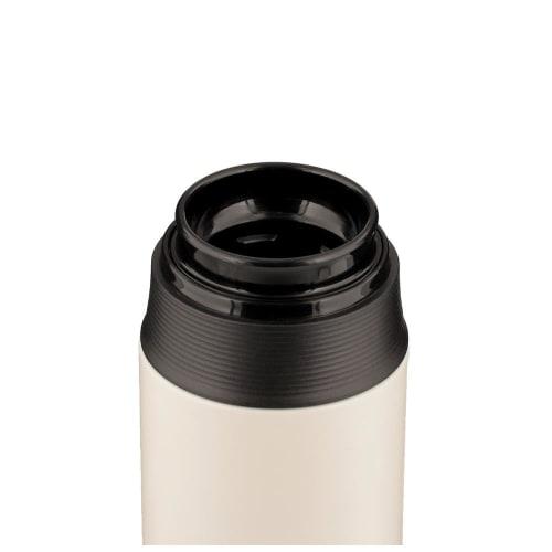 Bestco NQ-351 Stainless Steel Mug Bottle, Screw Top, 350ml, Insulated for Hot or Cold Drinks, Double-Layered Vacuum Wall, Ivory, Stainless Steel