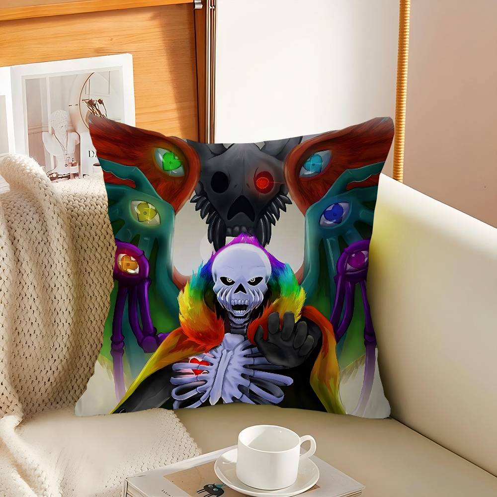 SANS U-Undertale Decorative Room Aesthetics Pillow Case Home Decor Bedroom Sofa Bed Couch Pillow Cover 45x45