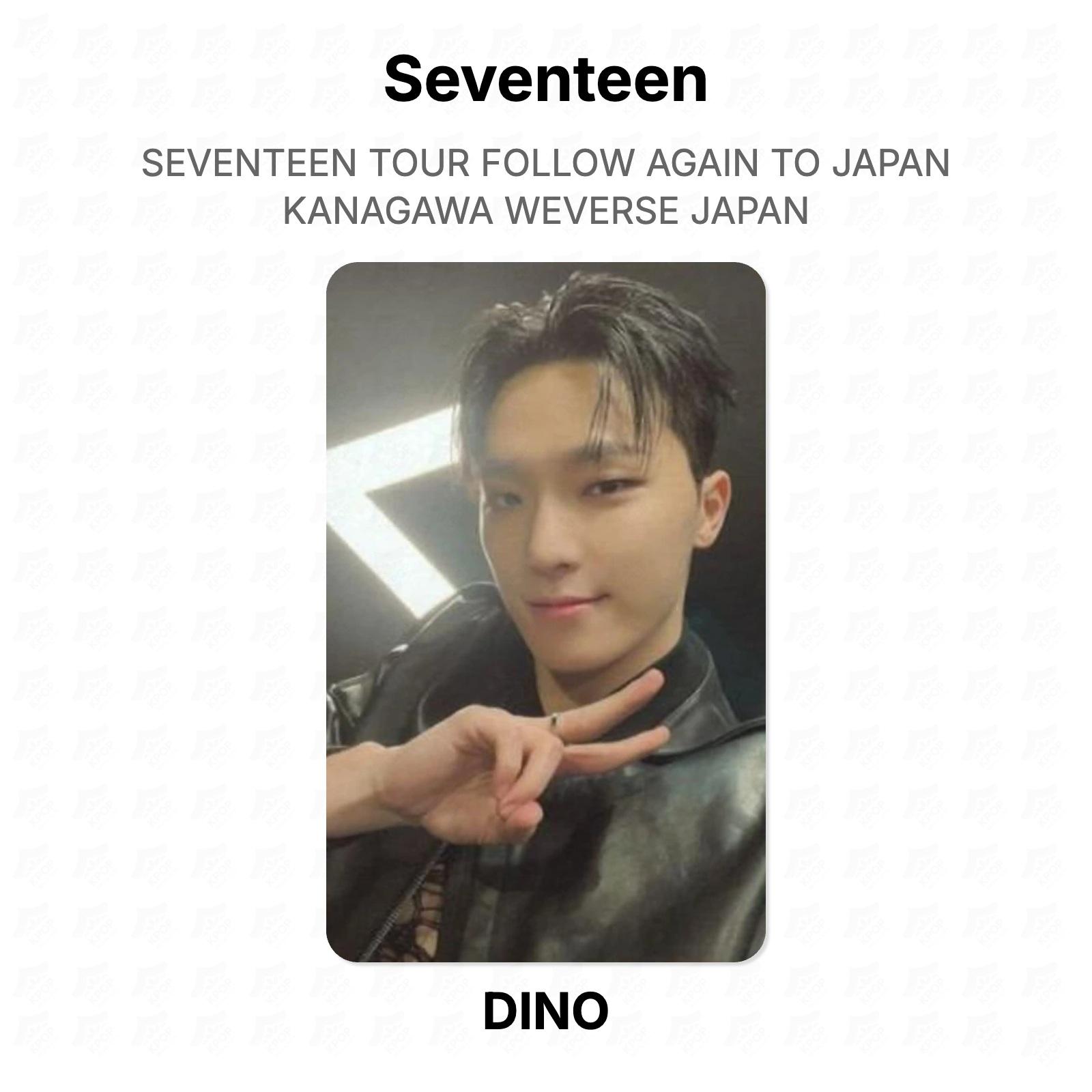 Seventeen TOUR FOLLOW AGAIN TO JAPAN KANAGAWA WEVERSE JAPAN Official Photocard DINO