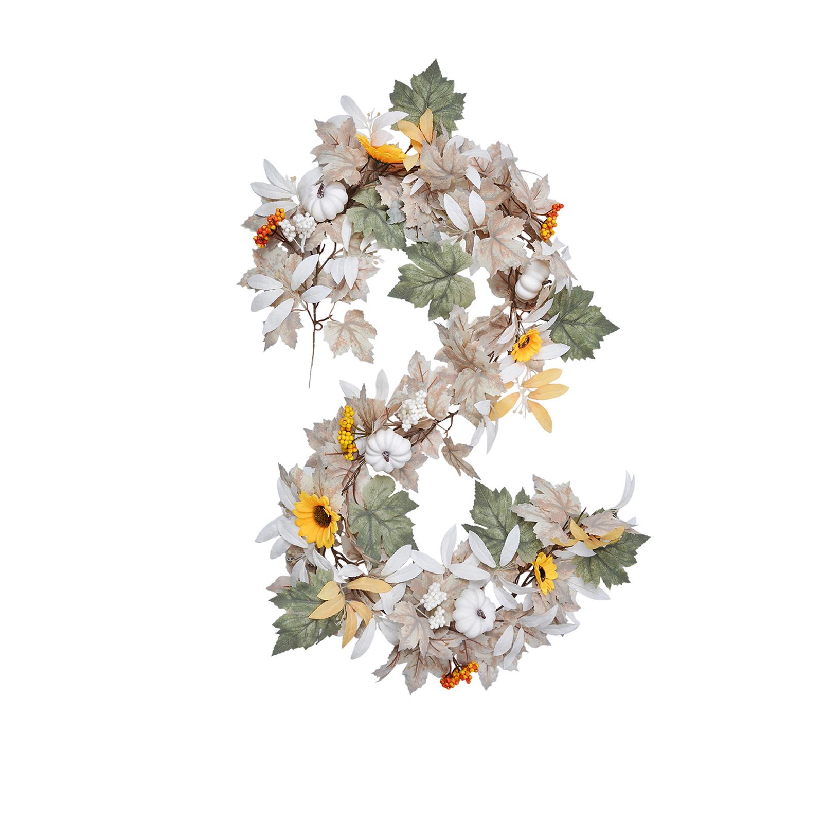 

Artificial Rattan For Holiday Decoration, Outdoor Home Walls, Courtyard Decoration, Hanging Flower Garlands One Size белый