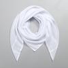 White Arab Square Scarf for Women Men Muslim Shawl Headwrap Plaid Stripe Printed Neck Cover Outdoor Windproof Sandproof Scarves