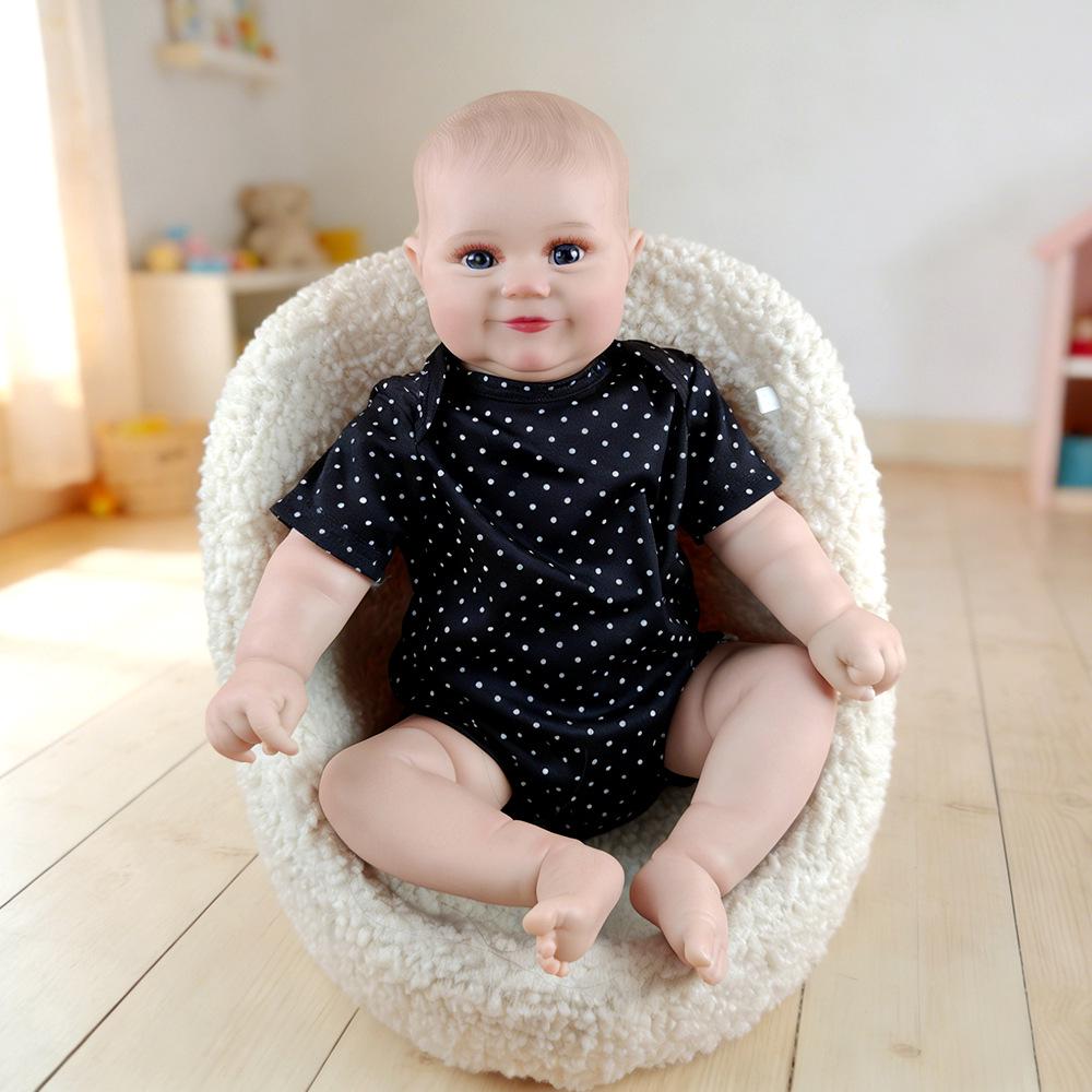 3D Painted Reborn Doll with Visible Blood Vessels - Baby Gift Cloth Body Gel Doll