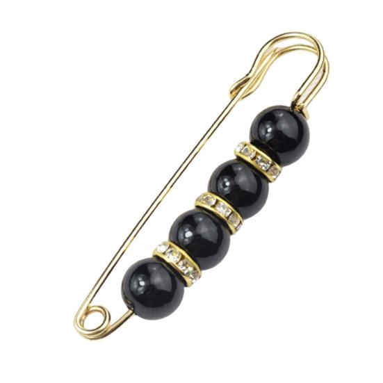 Bezpečnostní brož Jemné zpracování Prevence expozice Atraktivní Faux Pearl Women Safety