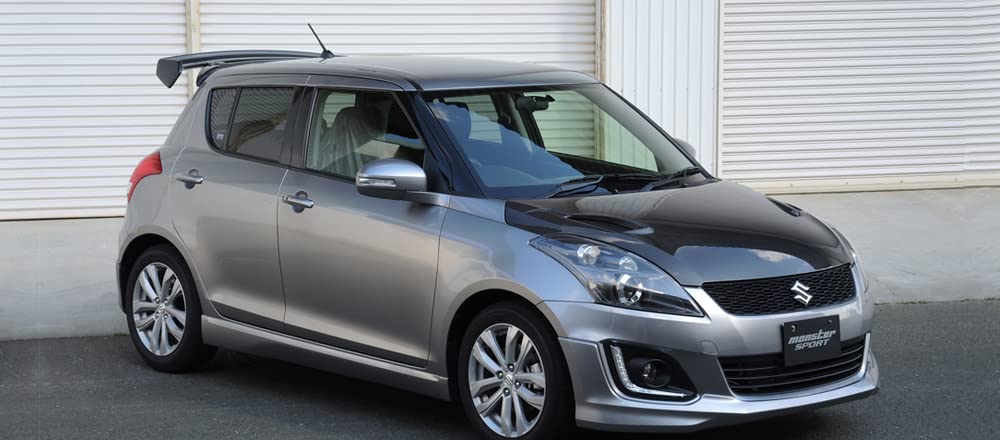 MONSTER SPORT Footrest Clear for Swift Sport Covers, Anodized/Aluminum, Non-Slip, ZC32S/ZC72S (841502-4800M)