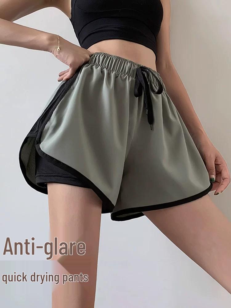 Women's Quick-Dry Plus Size Yoga & Running Shorts