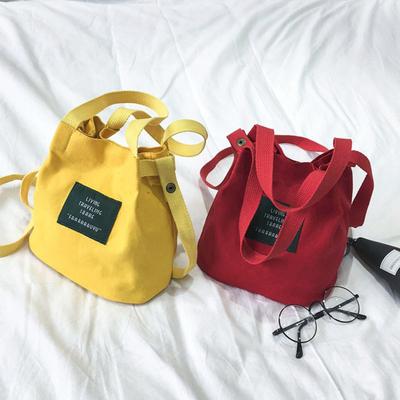 Letter Printed Canvas Large Capacity Women Cross Body Shoulder Bag Pouch Gift