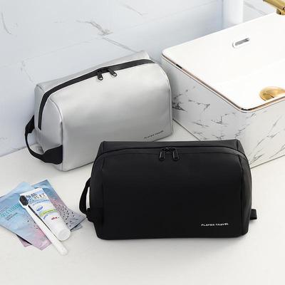 Bolsa de Natação Masculina Impermeável de Couro com Camada Dupla e Separação Seco-Molhado