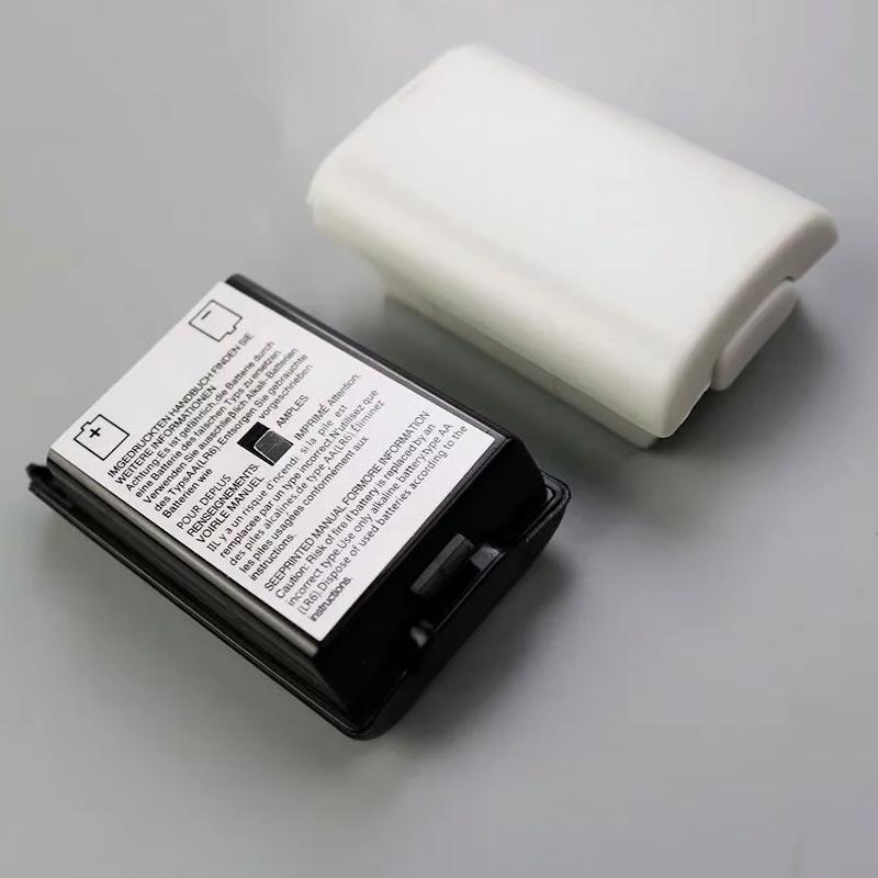 1-10PCS For Xbox 360 Plastic Wireless Controller Battery Cover with Sticker Battery Pack Cover Shell Game Accessories