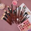 Mahogany Handle Animal Hair Makeup Brush Foundation Eye Shadow Brush Loose Powder Brush 26 Wool Set