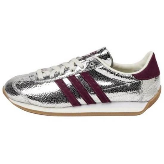 Adidas Country Og Silber Metallic Kastanienbraun Damen JQ5111