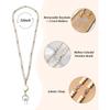 Wooden Beaded Retractable Keyring & ID Card Lanyard