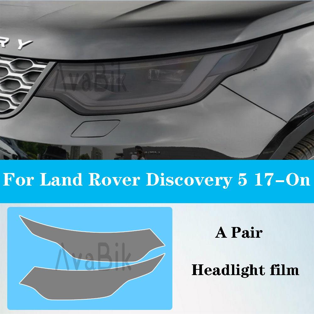 

HD Захисна плівка для фар автомобіля Для Land Rover Discovery 5 L462 2017-Наразі TPU Тонована наклейка Автомобільна Декоративна плівка проти подряпин Transparent