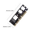 Duttek M2 PCIE Converter Adapter NVME X16 NVME PCIe X4 Adapter for NVMe Solid State PCIE X16 NVME Protocol Expansion Card M.2 PCI-e 4.0