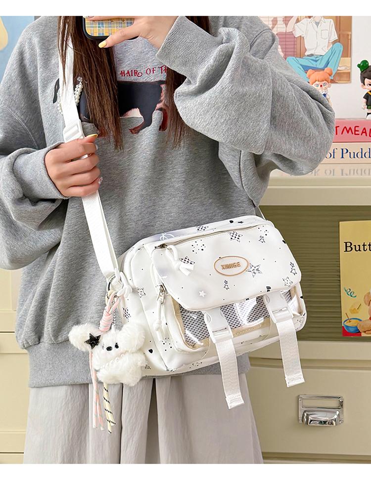 New Sweet Cool Ulzzang Ita Bag Harajuku Fashion Trend Backpack Daily Commuting Y2K Casual Crossbody Bag Jk Uniform Shoulder Bag