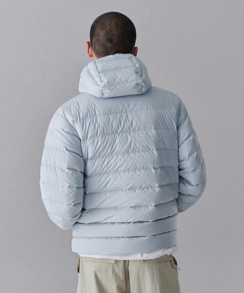Musinsa Standard [City Leisure] Hooded Light Down Jacket [Cloudy Blue]