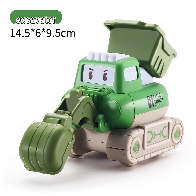 Kids' Transforming Toy Car: Mini Excavator & Ambulance for Ages 0-6