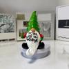 Yousheng Christmas Gnome Figurine Cartoon Sitting Faceless Dwarf Resin Statue Sculpture Home Office Desktop Decoration Ornament