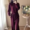 Spring and Autumn Casual Set Hoodie Three-dimensional Flower Long-sleeved Warm Comfortable and Stylish Two-piece Set