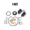 Motorcycle Carburetor Repair Rebuild Spare Kit for Honda XR400 XR400R 1998-2004 Carb Diaphragm Sealing Washer Parts w/Float Jet