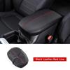 For Toyota RAV4 -2025 Car Central Armrest Box Cover Microfiber Leather Black Armrest Box Sleeve Case Interior Accessory