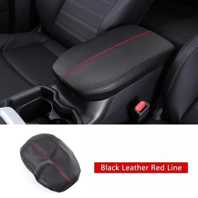 For Toyota RAV4 -2025 Car Central Armrest Box Cover Microfiber Leather Black Armrest Box Sleeve Case Interior Accessory