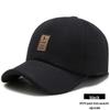 Men's Winter Ear Protection Duckbill Cap - Thick Velvet Warm Baseball Hat for Seniors