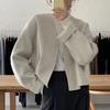 Autumn and Winter Fashion Temperament V-neck Loose and Versatile Double-sided Woolen Short Xiaoxiangfeng Jacket
