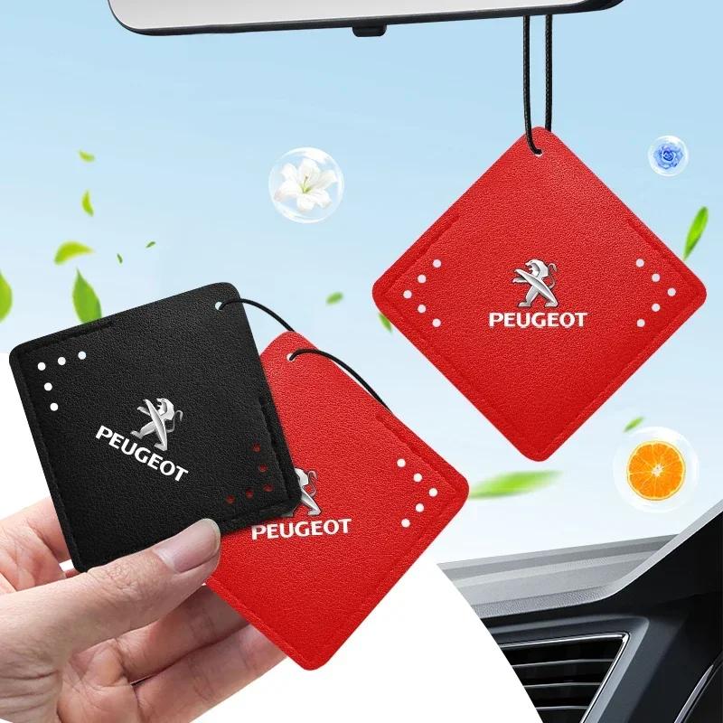 Perfumowany Wisiorek do Wnętrza Samochodu Odświeżacz Powietrza Wiszący Emblem Perfumowany Do Peugeot 206 308 307 208 207 3008 2008 508 407 301 406 408