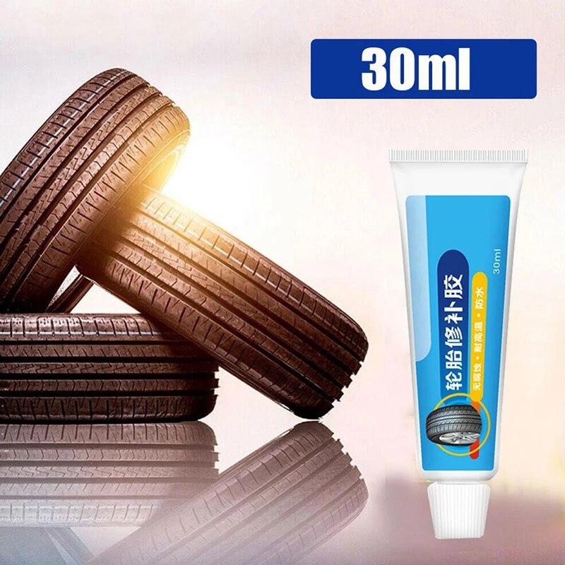 2Pcs Tire Repair Black  Glue Liquid Strong Rubber Wear-resistant Non-corrosive Adhesive Instant Bond Leather
