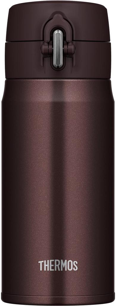Termoska na vodu vakuově izolovaný mobilní hrnek 350ml Hnědá BW JOH-350