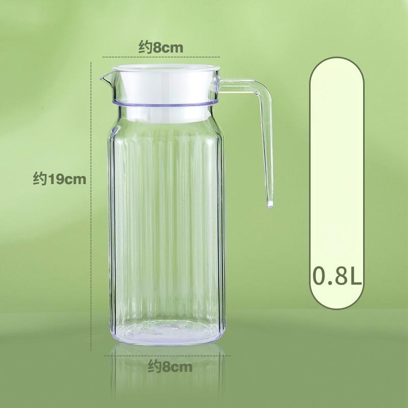 Transparent Plastic Water Jug Juice Tea Milk Kettles Bar Party Wine Beer Bottle Fruit Juice Pot Cold Water Kettles Pitcher Jug