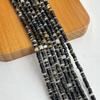 Natural Shell Beads 5×5mm, 38cm Strand Mixed Black Yellow Flat Round Heishi Spacer Beads for DIY Bracelet Necklace Jewelry Making