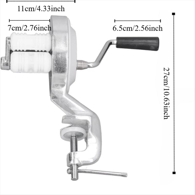 Italian Pasta Roller Pasta Maker Cavatelli Machine Hand Crank Non-Stick Coating Wooden Rollers Gnocchi Maker Pasta Attachment