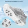 10-Tooth Steel Ice Cleats: Non-Slip, Wear-Resistant, Silicone Shoe Covers for Ice and Snow Climbing