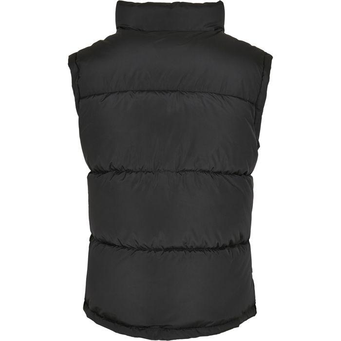 Veste - Urban Classics - Block Puffer - Noir - Rembourrage - Col montant