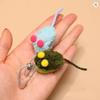 4pcs Random Mix Plush Mini Mouse Change Heads Cat Teaser Stick Pet Toy Supplies