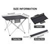 Foldable Camping Tables Camp Tables Aluminum Lightweight Folding Table Compact Picnic Desk for Fishing Picnic BBQ