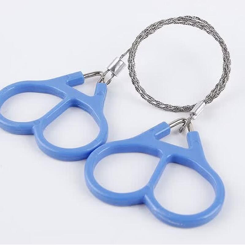 Outdoor Survival Wire Hand Saw небесно-голубой