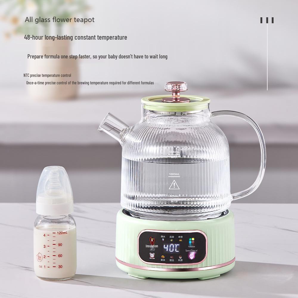 Good Wife All-Glass Multifunctional Tea Maker Kettle for Home or Office