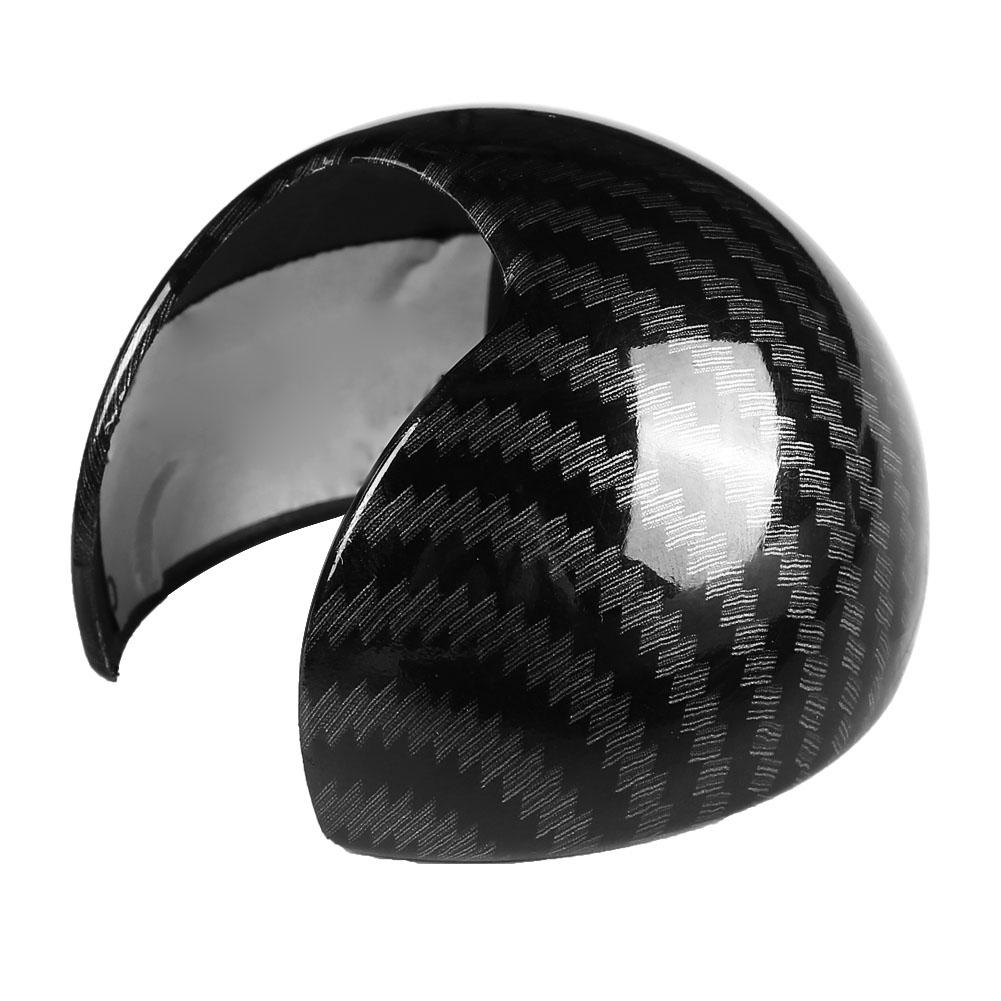 Carbon     Car Gr   Knob Cover Trim with Double Side Adhesive Tape for S 3 2014 To 2017