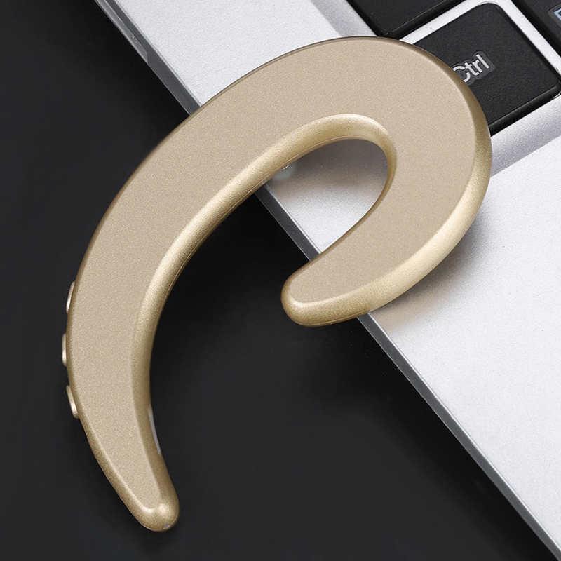 Universal Bone Conduction Earphone Wireless Bluetooth Sports Stereo Headset Sports Phone Mobile Ear-Mounted Music Accessory Sweat-Proof