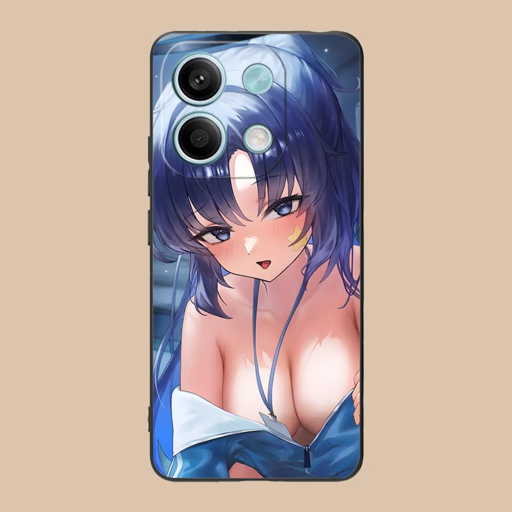 Blue Archive Yuuka Matte TPU Mobile Phone Case for Xiaomi 15 14 13 12 Mi 11 T Ultra Lite Pro S X 5G Colorful Printing Cover
