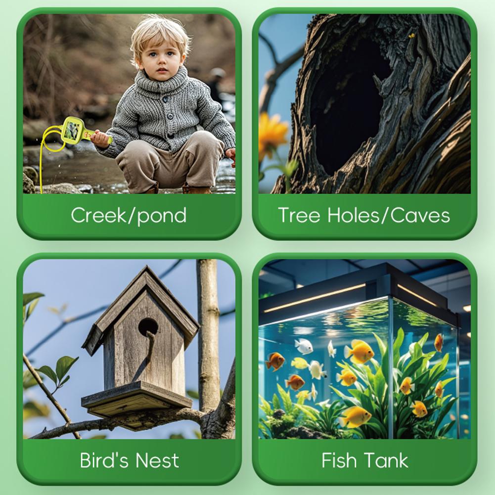 Endoskop-Schlangenkamera mit Licht Naturerkundung Inspektionskamera Geburtstagsgeschenke für Kinder 4 5 6 7 8 9 10 Jahre Alt