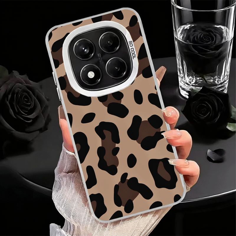 Leopard Print Trend Desgin Shockproof Phone Case for Xiaomi Redmi Note 15 14 13 12 Pro Plus 11 11S 11T 5G Cover Anti Fall Fundas